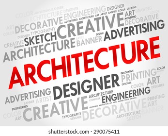 Architecture Word Cloud Concept Stock Vector (Royalty Free) 290075411 ...