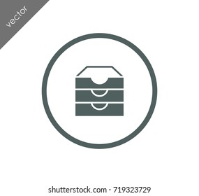 Archive box icon
