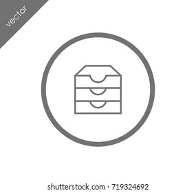 Archive box icon
