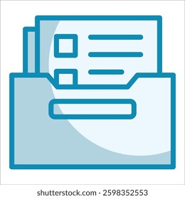 Archive Box Icon Element For Design