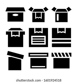 archive box icon isolated sign symbol vector illustration - Collection of high quality black style vector icons
