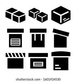 archive box icon isolated sign symbol vector illustration - Collection of high quality black style vector icons
