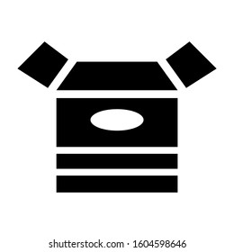 archive box icon isolated sign symbol vector illustration - Collection of high quality black style vector icons
