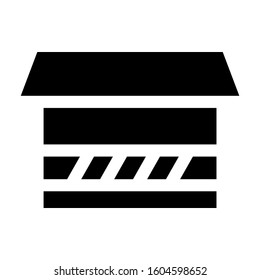 archive box icon isolated sign symbol vector illustration - Collection of high quality black style vector icons
