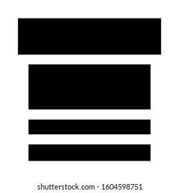 archive box icon isolated sign symbol vector illustration - Collection of high quality black style vector icons
