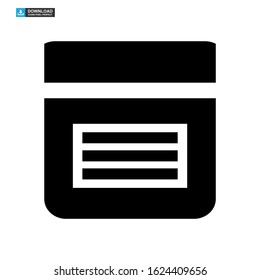 archive box icon isolated sign symbol vector illustration - high quality black style vector icons
