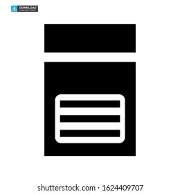 archive box icon isolated sign symbol vector illustration - high quality black style vector icons
