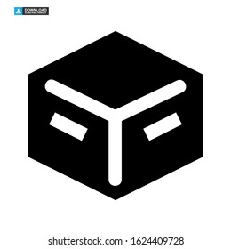 archive box icon isolated sign symbol vector illustration - high quality black style vector icons

