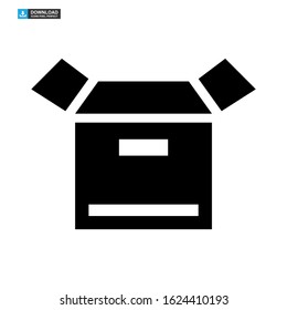 archive box icon isolated sign symbol vector illustration - high quality black style vector icons

