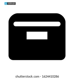 archive box icon isolated sign symbol vector illustration - high quality black style vector icons
