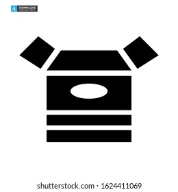 archive box icon isolated sign symbol vector illustration - high quality black style vector icons

