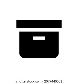 Archive box vector icon symbol design