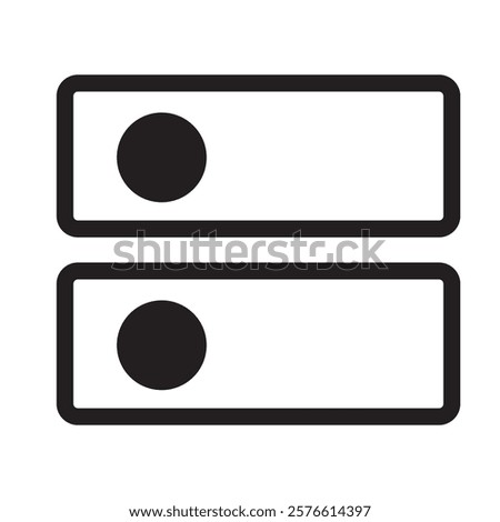 archive business computer concept data design directory document flat folder graphic icon vector illustration