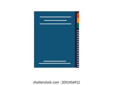 archive document book icon flat design ,office and business icons set