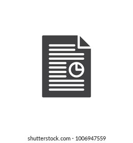 Archive file history icon vector, filled flat sign, solid pictogram isolated on white. Paper list with clock symbol, logo illustration.