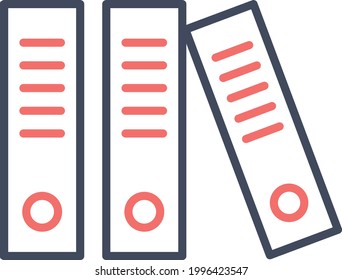 Archivo, archivos, imagen vectorial de icono de historial. También se puede usar para negocios y oficinas. Idóneo para aplicaciones web, aplicaciones móviles y medios impresos.