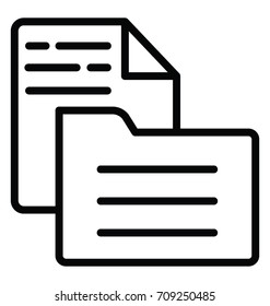 Archive Files Vector Icon
