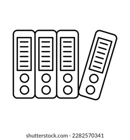 Archive Files Vector Icon, folders symbol. flat vector illustration for web site or mobile app.eps