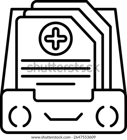 Archive Filled Style Icon Design