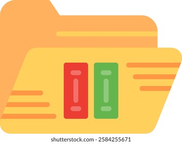 Archive Flat Illustration Vector Design