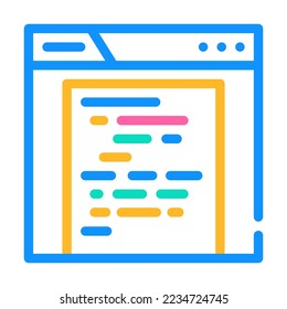 archive folder color icon vector. archive folder sign. isolated symbol illustration
