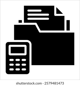 Archive Folder Icon Element For Design