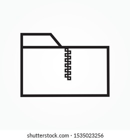 Archive Folder sign Icon design