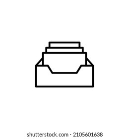 Archive folders icon. Document vector icon. Archive storage icon.