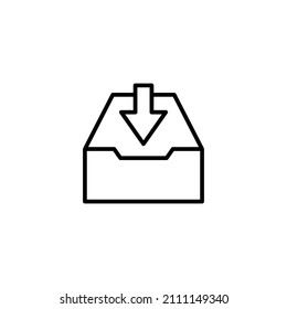 Archive folders icon. Document vector icon. Archive storage icon.