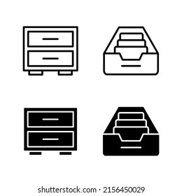 Archive folders icon vector. Document vector icon. Archive storage icon.