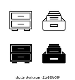 Archive folders icon vector. Document vector icon. Archive storage icon.