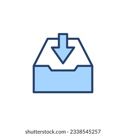 Archive folders icon vector. Document vector icon. Archive storage icon.