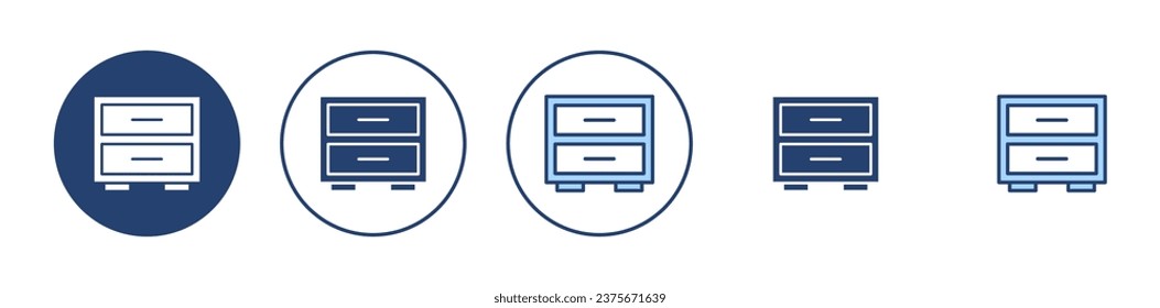 Archive folders icon vector. Document vector icon. Archive storage icon.