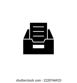 Archive folders icon vector illustration. Document vector icon. Archive storage icon.