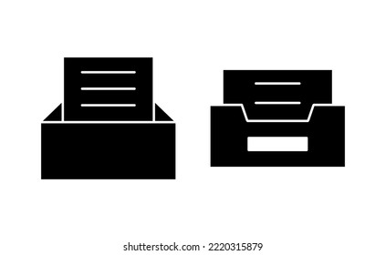 Archive folders icon vector for web and mobile app. Document vector icon. Archive storage icon.