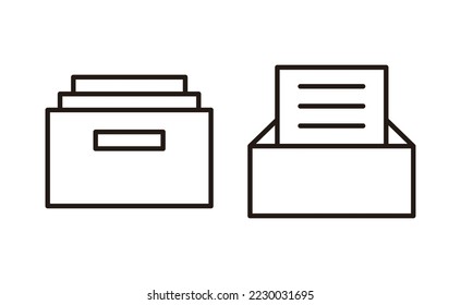 Archive folders icon vector for web and mobile app. Document vector icon. Archive storage icon.