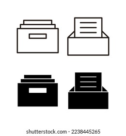 Archive folders icon vector for web and mobile app. Document vector icon. Archive storage icon.