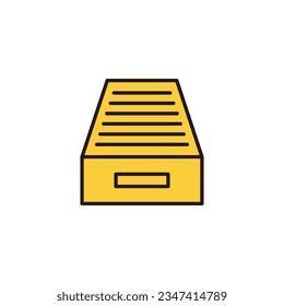 Archive folders icon vector for web and mobile app. Document vector icon. Archive storage icon.
