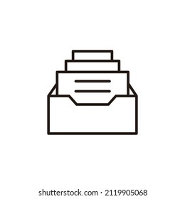 Archive folders icon for web and mobile app. Document vector icon. Archive storage icon.