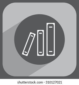Archive folders vector icon