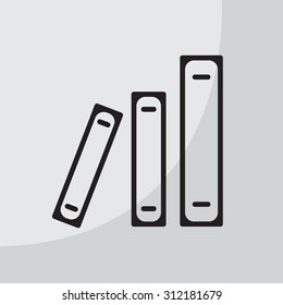 Archive folders vector icon
