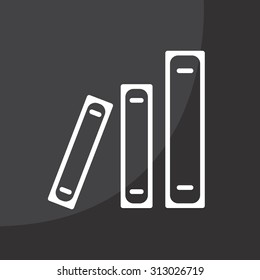 Archive folders vector icon