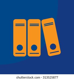Archive folders vector icon