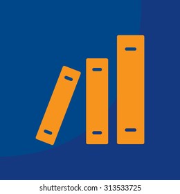 Archive folders vector icon