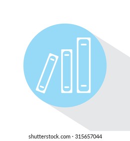 Archive folders vector icon