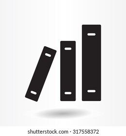 Archive folders vector icon