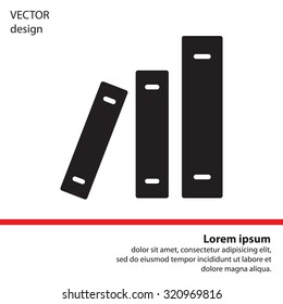 Archive folders vector icon