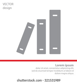 Archive folders vector icon