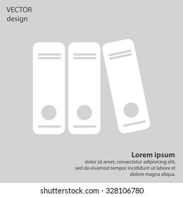 Archive folders vector icon
