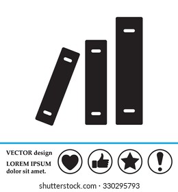 Archive folders vector icon